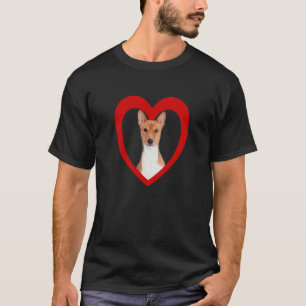 Basenji Dog Heart  Kongo Terrier Basenji  2 T-Shirt