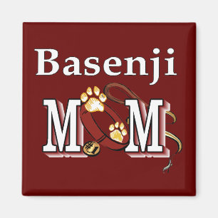 Basenji Dog MOM Magnet