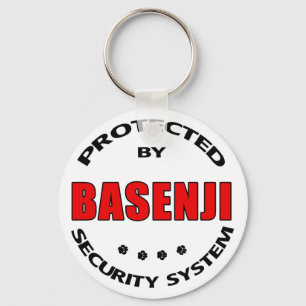 Basenji Dog Security Keychain