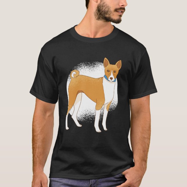 Basenji dog T-Shirt (Front)