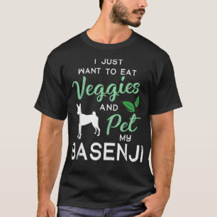 Basenji Funny Vegan Dog Lover Owner Xmas Birthday T-Shirt