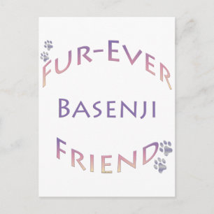Basenji Furever Postcard