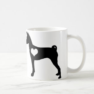 Basenji Heart Mug