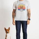Basenji I'd Rather Be With Personalized Name  T-Shirt<br><div class="desc">This design may be personalized in the area provided by changing the photo and/or text. Or it can be customized by clicking Personalize this Template and then choosing the click to customize further option and delete or change the colour of the background, add text, change the text colour or style,...</div>