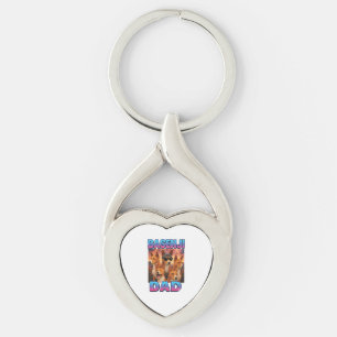 Basenji Keychain
