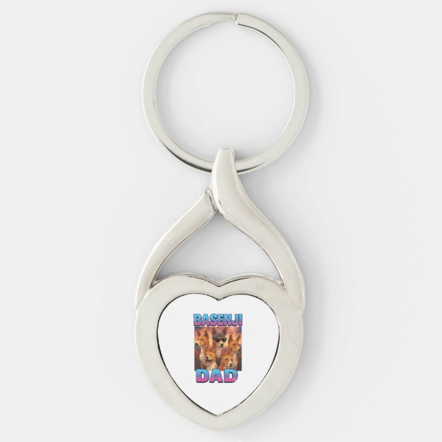 Basenji Keychain (Front)