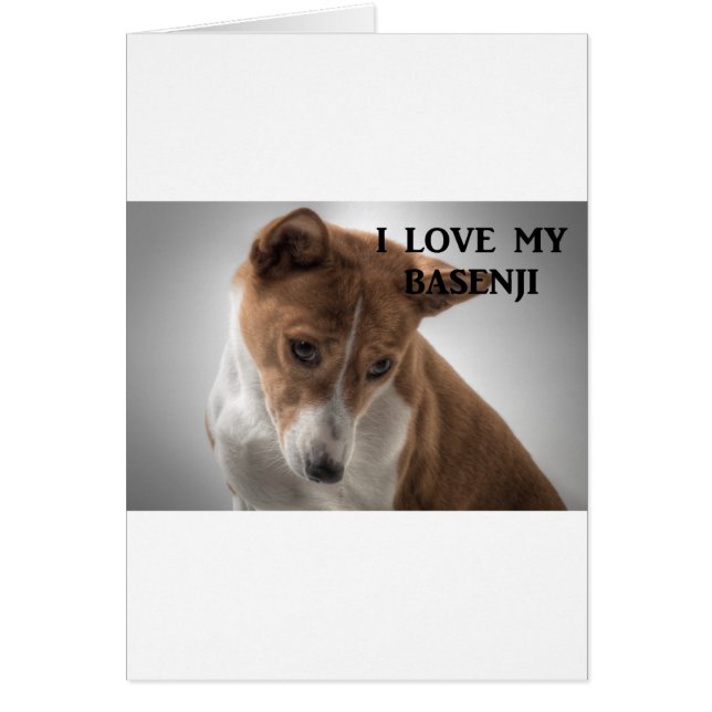 basenji love w pic (Front)