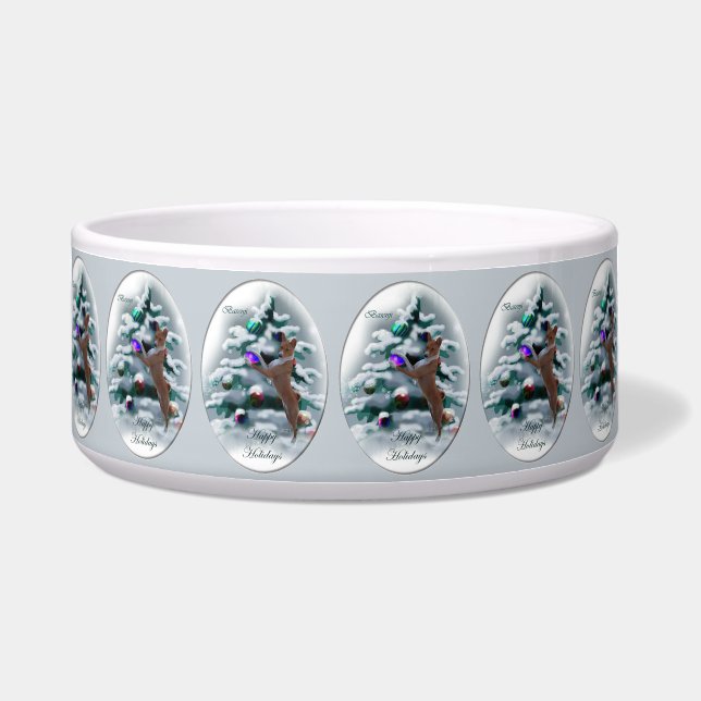 Basenji Merry Christmas  (Front)