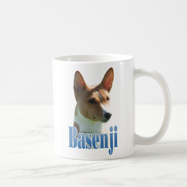 Basenji Name Coffee Mug (Right)