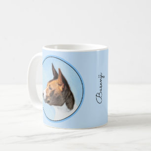 Basenji Painting - Cute Original Art Coffee Mug