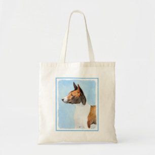 Basenji Painting - Cute Original Art Tote Bag