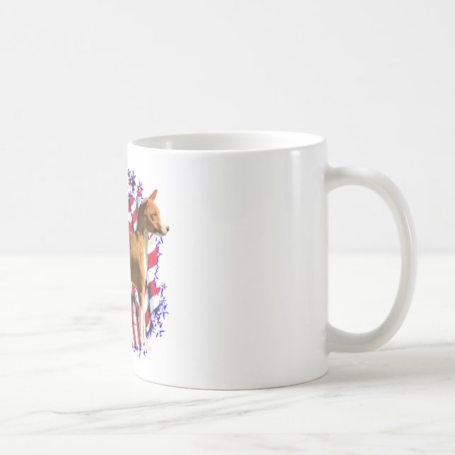 Basenji Patriot Coffee Mug (Right)
