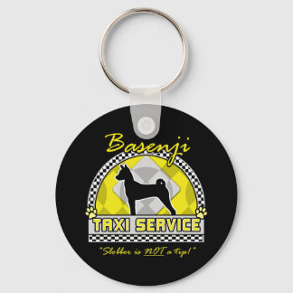 Basenji Taxi Service Keychain