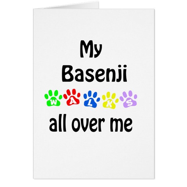 Basenji Walks Design (Front)