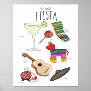 Bases : Une affiche de fiesta