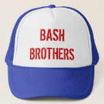 BASH BROTHERS TRUCKER HAT<br><div class="desc">Everyone wants to be a Bash Brother! Embrace your inner enforcer... </div>