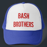 BASH BROTHERS TRUCKER HAT<br><div class="desc">Everyone wants to be a Bash Brother! Embrace your inner enforcer... </div>