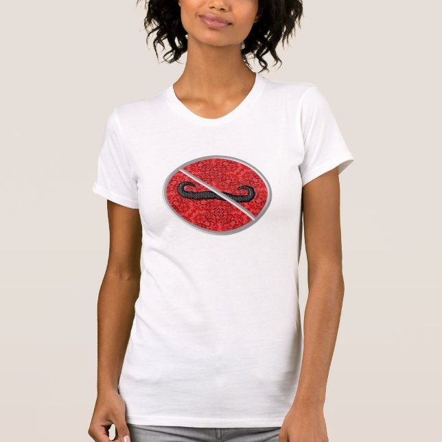 Bash the Stache Funny Moustache T-shirt (Front)