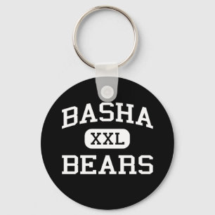 Basha - Bears - High School - Chandler Arizona Keychain