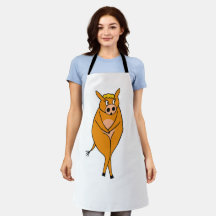 Bashful Cow Apron