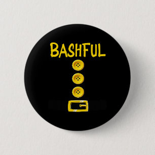 Bashful Dwarf Halloween Costume Colour Matching Ba 2 Inch Round Button