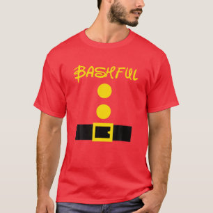 Bashful Halloween Dwarf Costume Colour Matching T-Shirt