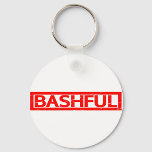 Bashful Stamp Keychain