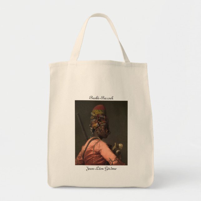 Bashi-Basouk by Gérôme Organic Canvas Tote (Front)