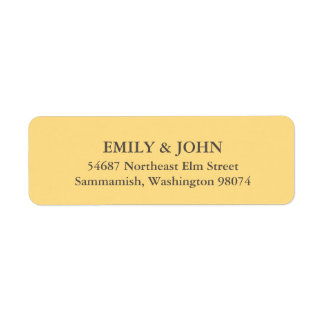 Basic Address Label