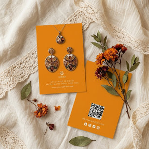 Basic Apricot Crush Jewellery Display Logo TMF26 Business Card