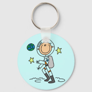 Basic Astronaut Tshirts and Gifts Keychain