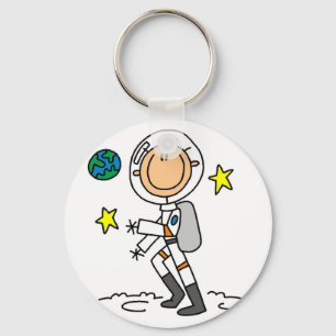 Basic Astronaut Tshirts and Gifts Keychain