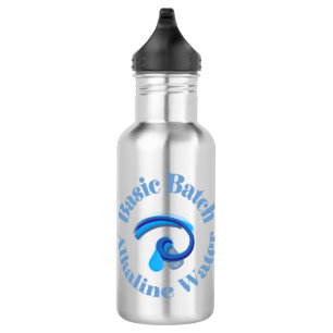 Basic Batch Alkaline Water graphic logo 532 Ml Water Bottle