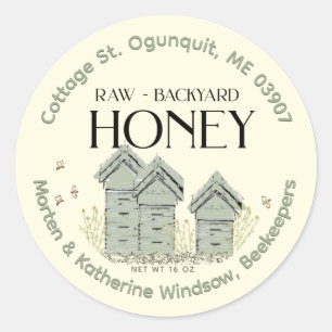 Basic Beekeeper's Backyard Hives Label
