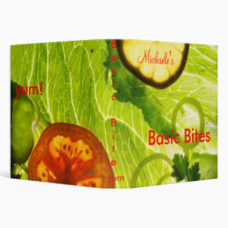 Basic Bites Cook book Binder