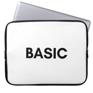 basic black laptop sleeve