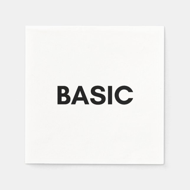 basic black napkin (Front)