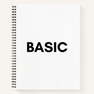 basic black notebook
