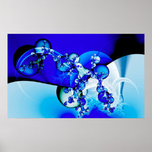 Basic Blue Poster