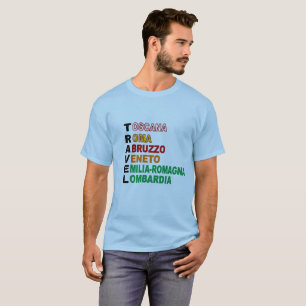 Basic Blue Shirt TRAVEL ITALY