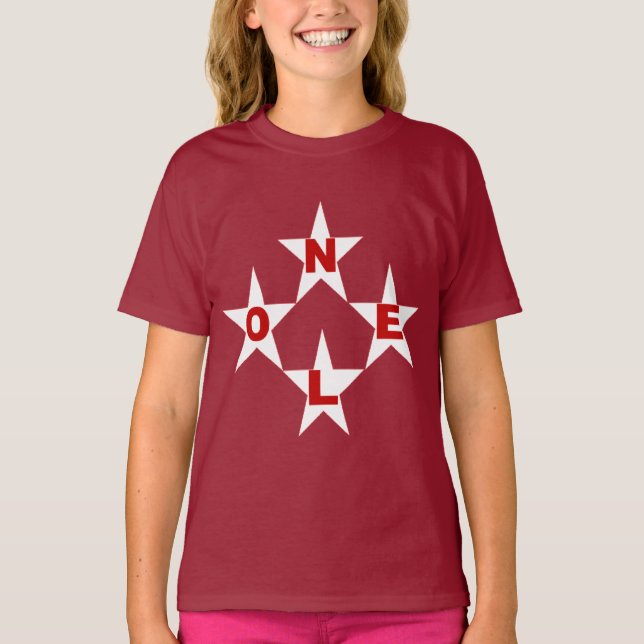 Basic brown Design  NOEL T-shirt (Front)