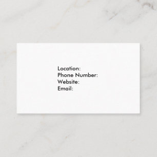 Basic Buisiness Card