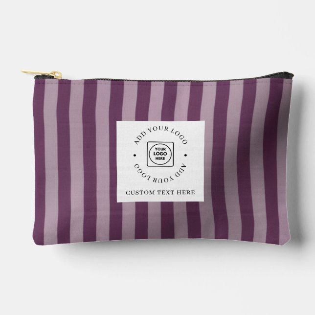 Basic Business Logo Company Promotional Branding  Accessory Pouch (Front)