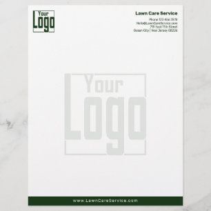 Basic Business Logo Watermark Letterhead
