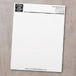 Basic Business Office Letterhead<br><div class="desc">Add your logo and office information for a no-frills, professional letterhead.</div>