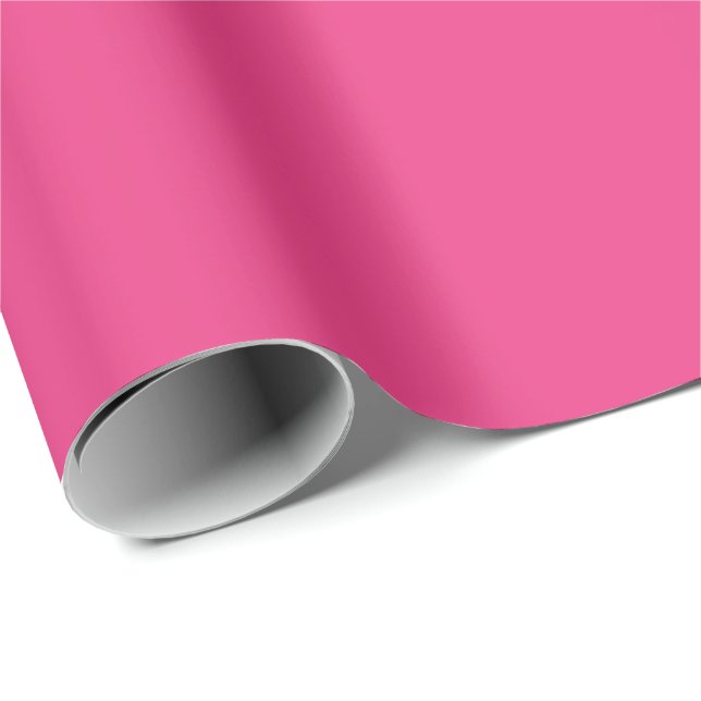 Basic Colour Matched Cerise Pink Wrapping Paper (Roll Corner)