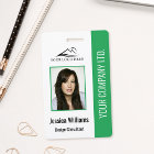 Basic Company Logo Photo Green Employee Security