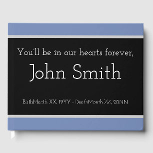 Basic, Customized Memories Guestbook