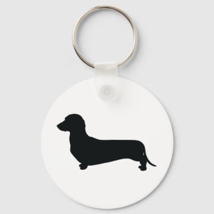 Basic Dachshund Keychain