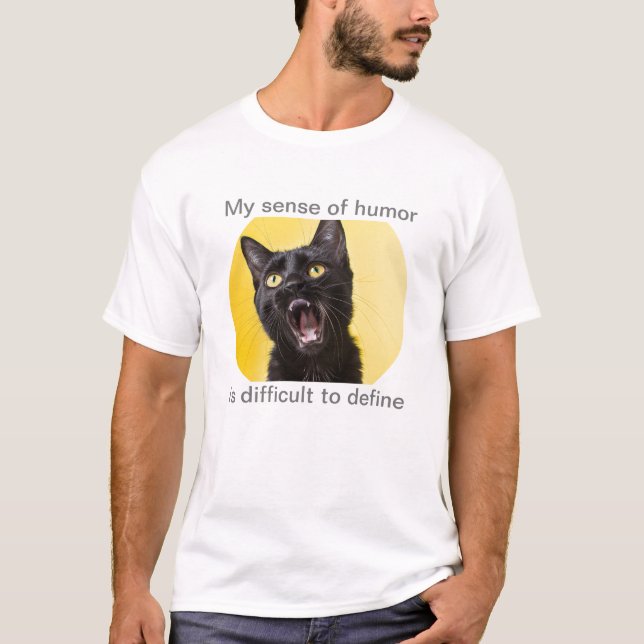 Basic dark beach for a humor man T-Shirt (Front)